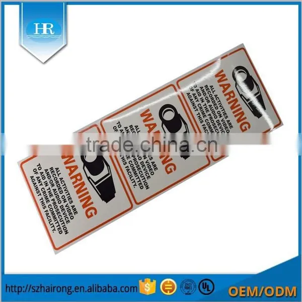High Quality Printing Glossy Waterproof Adhesive Synthetic Paper Sticker photo-4