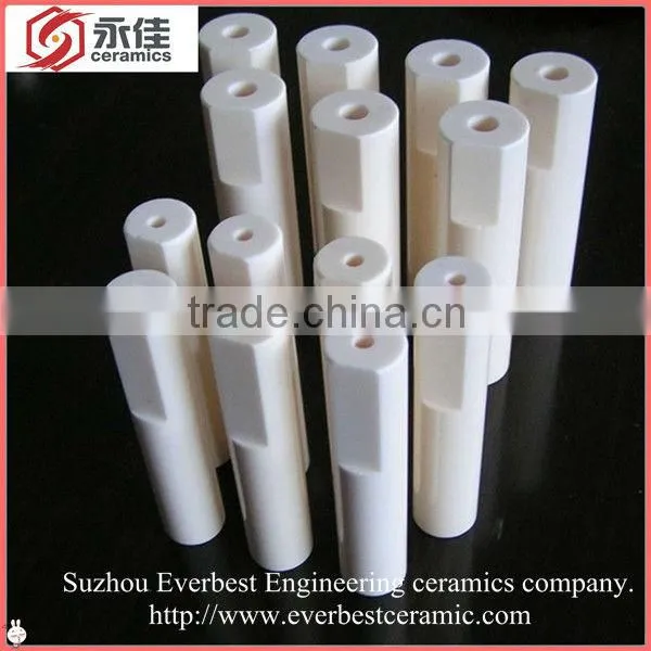 High Strength Wear Resistant Alumina Solid Ceramic Rod photo-3