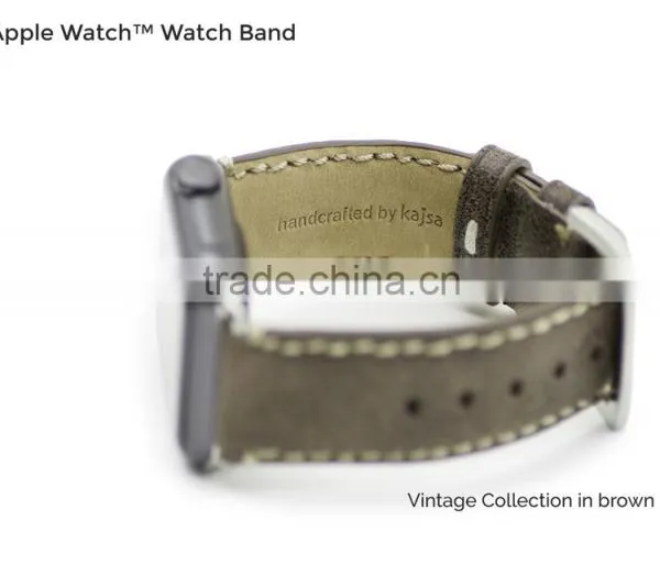 Original Kajsa Vintage Collection Genuine Leather Watch Band Wrist Strap For 38MM Apple Watch MT-3968 photo-6