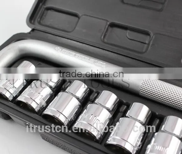 10PCS 1/2" Plastic Box Socket Hand Tools Set 4010AABP Made in China photo-4