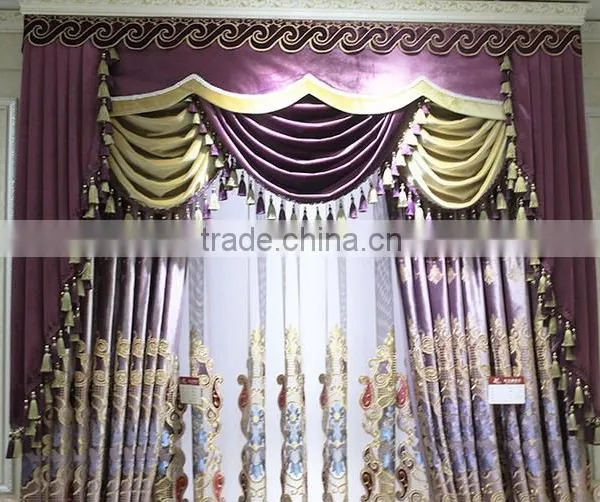Purple Romantic Bedroom Curtains photo-2