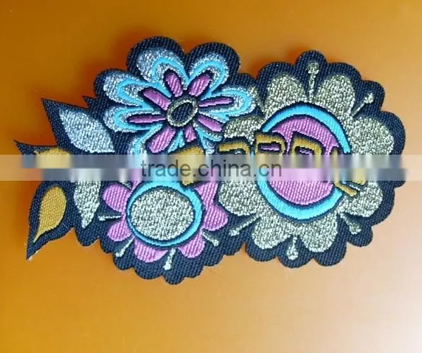 Blue Color Fashion Custom Vintage Embroidered Patches for Clothing photo-5