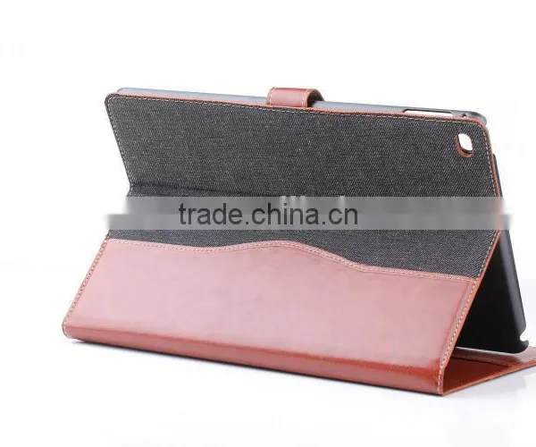 Genuine PU Leather Flip Stand Smart Cover For IPad Air 2 IPad 6 With Button Close photo-2