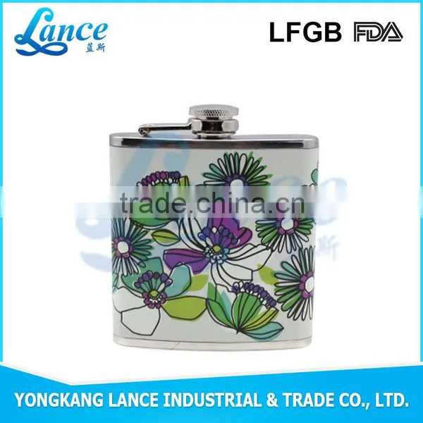 Hot Sale in South America Market 4oz Camouflage Shaped Hip Flask photo-3