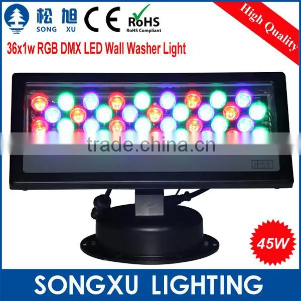 waterproof outdoor 36x1w dmx led washer light led flood light stage lighting effect