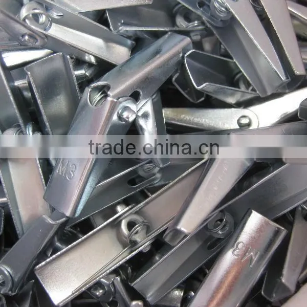 M10 spring toggle wings/spring toggle bolts/spring toggle anchors