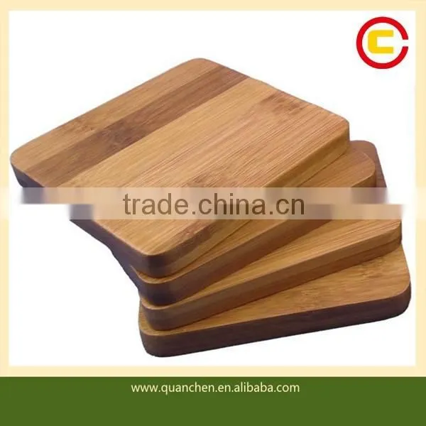 4-piece Bamboo Coasters Set With Bamboo Holder photo-3