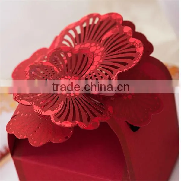 Wholesale Cheap Red Wedding Gift Boxes For Candy/Chocolate photo-4