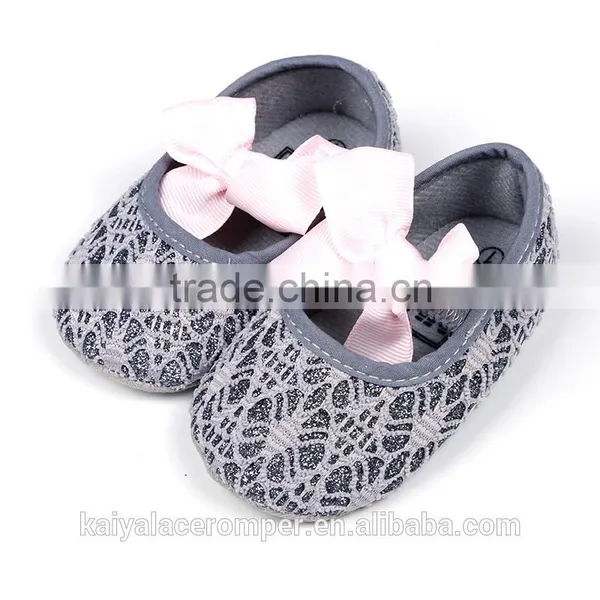 Beautiful Wholesale Girl Shoes With Bowtie photo-3