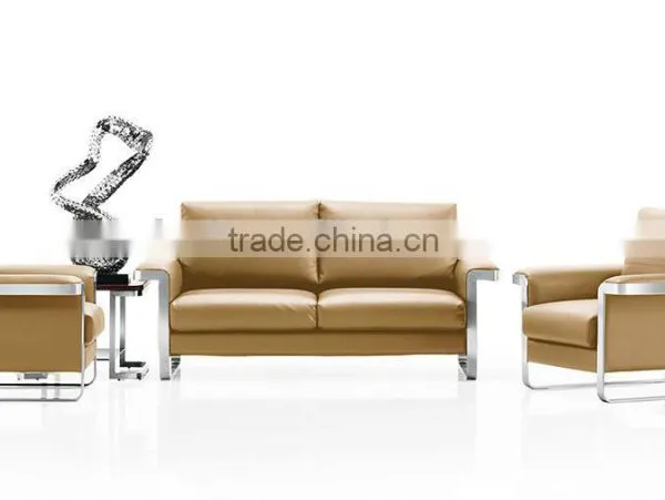S-35 Simple Design Green Leather Sofa China photo-2
