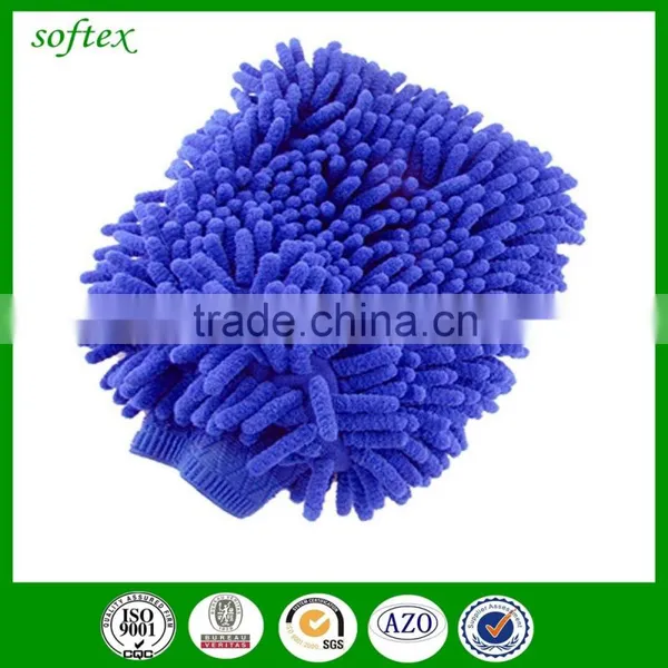 Microfiber Car Wash Mitt Chenille Glove Wash Car photo-4