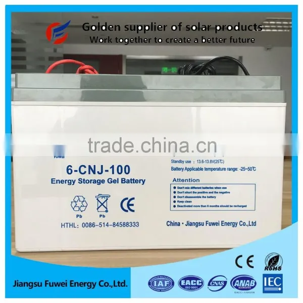 Gel Battery For Solar Light Gel Batteries 12v 100ah photo-2