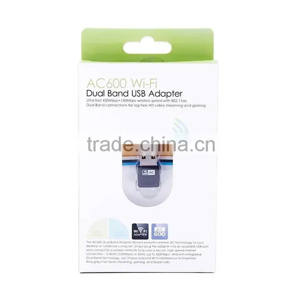 AC600 Dual Band Mini WiFi Adapter 600Mbps USB2.0 WIFI Network Card Support Android photo-6