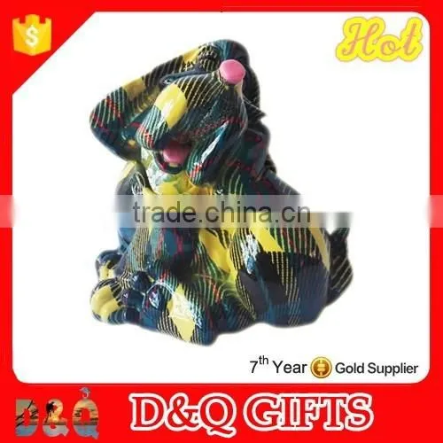 Resin Teddy Money Box Made by Water Transfer Printing photo-3