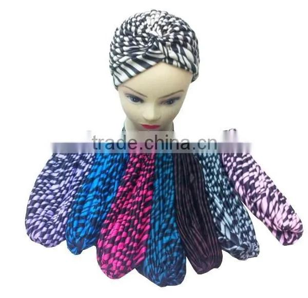 Fashion LEOPARD Turban Head Wrap Headband Hat Cap Chemo Bandana photo-2