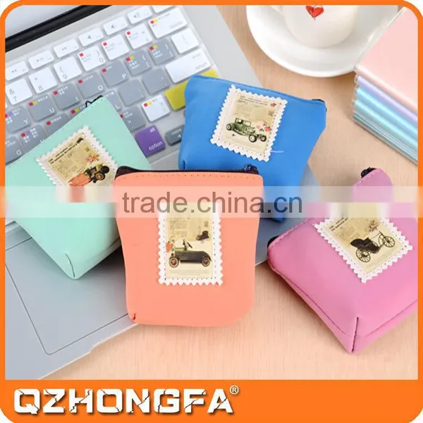 Korean Design Square Shape Silicone Coin Bag photo-2