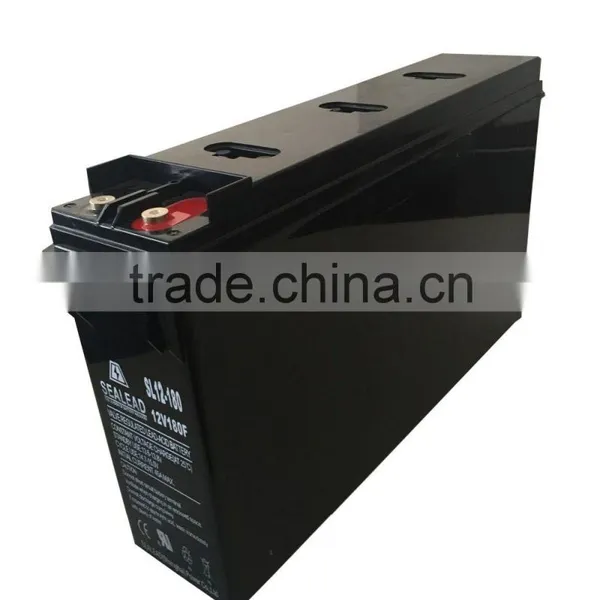 Low Price 12v 180ah Solar Battery for Railway Atation Front Terminal Battery photo-5
