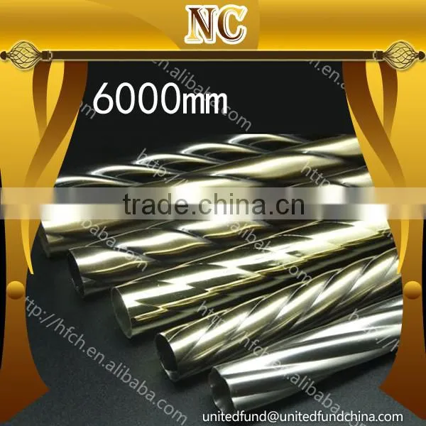 Home Decorative Iron 6m Curtain Pipe