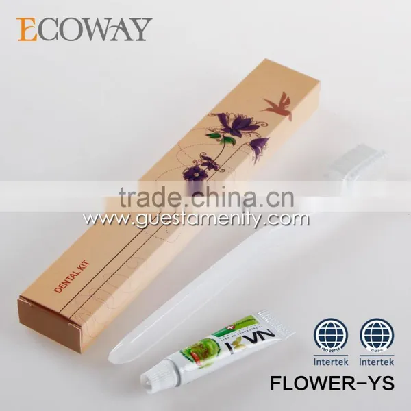 Best Selling Disposable Dental Kit for Travel Cheap Hotel Toothbrush With Paste photo-3