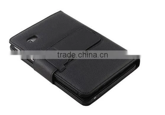 Universal 7 Inch Tablet Wireless Bluetooth Keyboard With Leather Case, Bluetooth Keyboard for Samsung Galaxy Tab P3100 P6200 photo-3