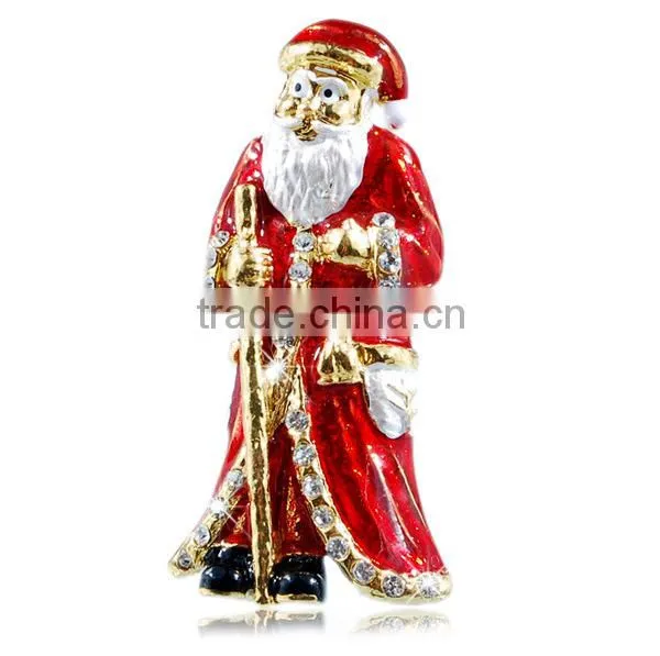 Christmas Snowman Shape Brooch for Evening Party/Xmas Gift photo-2