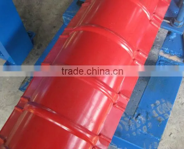 Ethiopia Ce Standard Metal Roof Ridge Cap Roll Forming Machine photo-5