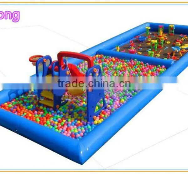 Inflatable Rectangle Pool/ PVC Inflatable Ball Pit Pool for Children/ Inflatable Swimming Pool Singapore photo-3
