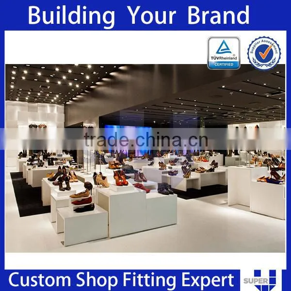 2016 New Design Wooden Step Display Shoes Furnitures for Stores photo-3