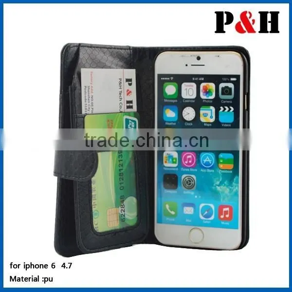 2015 New Design Slide Leather Case for Smart photo-4