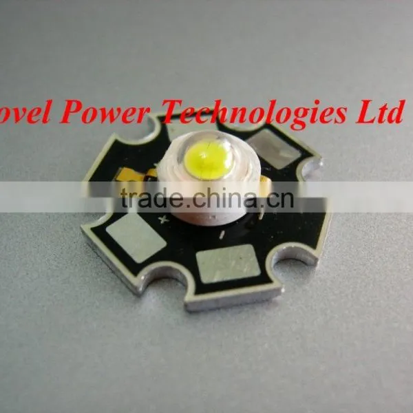 1W High Power LED With Star Heatsink