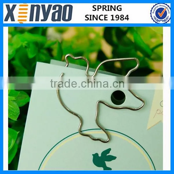 Hight Quality Promotional Gifts Custom Logo Metal Silver Animals Shape Paper Clips photo-3
