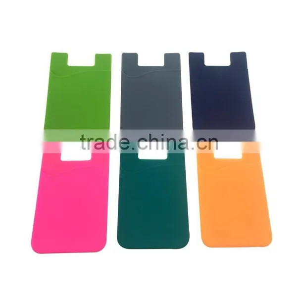 3m Sticker Silicone Smart Wallet,silicone Card Holder ,silicone Smart Phone Wallet photo-4
