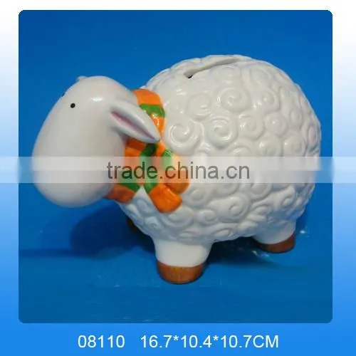 Hot Selling Ceramic Animal Coin Bank ,ceramic Dog Coin Bank for Wholesale photo-3