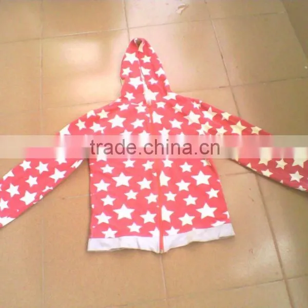 Open Zipper Hooded Jacked