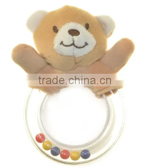 Baby Rattle,baby Rattle Toys,Plush Animal Toy With Plastic Baby Rattle,Baby Rattle Toy photo-2