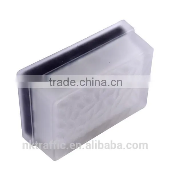 NK-160 Decorated Solar Led Glass Brick ie Super Capacitor 6PCS Led Quantity Solar Brick Light for Decoration photo-5