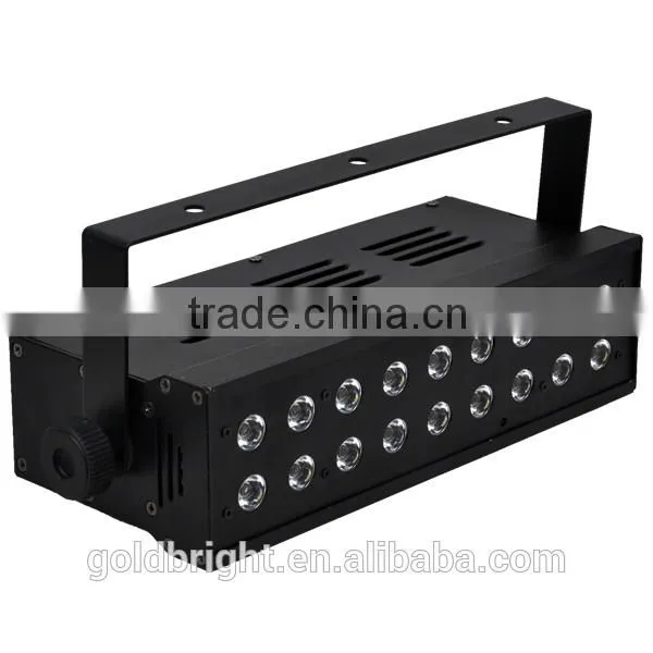 High Brightness High Power 18*3w LED Cool White Stage dj Disco Strobe Light photo-3