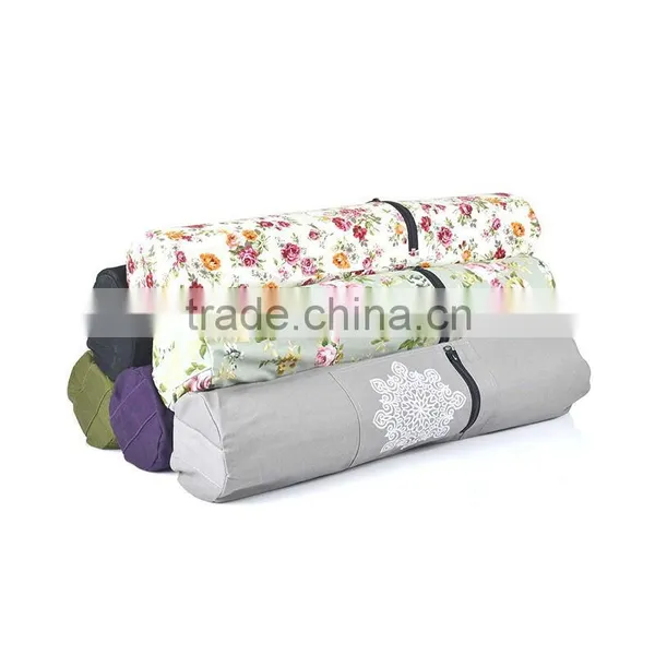 Pilates & Yoga 100% Canvas Mat Bag Yoga Mat Bag With Cargo Pocket photo-3