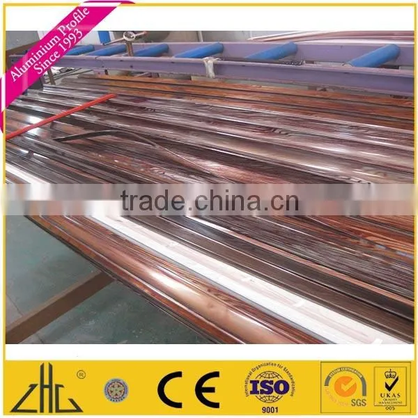 Wow!! 6063T5 Aluminium Frame Price per Kg/ Wood Grain Aluminium Balcony Railings Profiles/ Wooden Transfer Aluminium Profiles photo-5