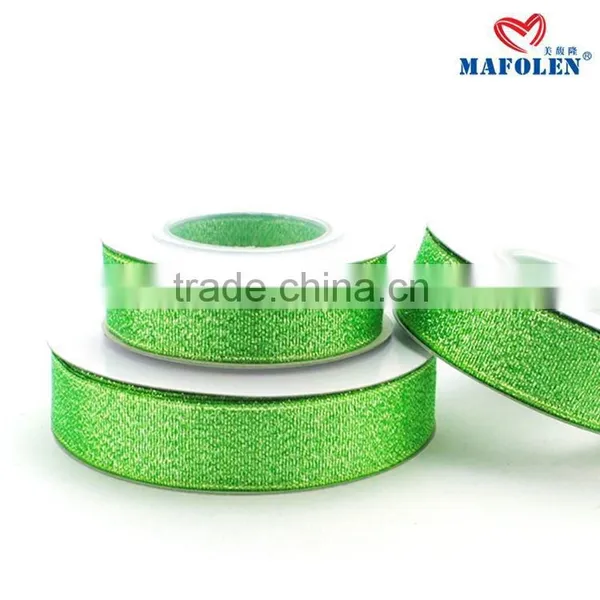 25mm High Quality Single Face Gliter Nylon Ribbon for Sale photo-5