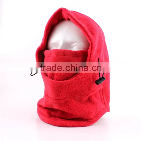 Warm Red Fleece Face Mask Animal Balaclava photo-2