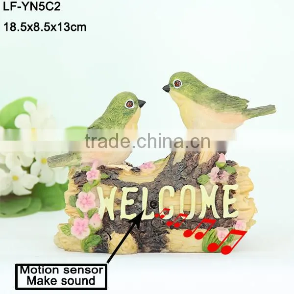 Metal Birds Garden Decor Led Light photo-3