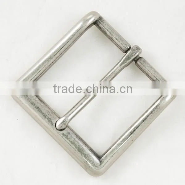 35mm Polish Press Tooth Metal South America Vintage Antique Brass Belt Buckle photo-5