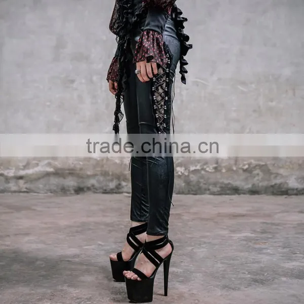 Devil Fashion 2015 Latest Women Gothic Leggings PT004 photo-2