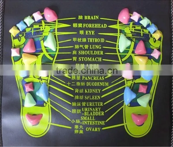 Chinese Reflexology Foot Massage Walk Stone Mat Pad Road Leg Massager Acupressure Health Care photo-4
