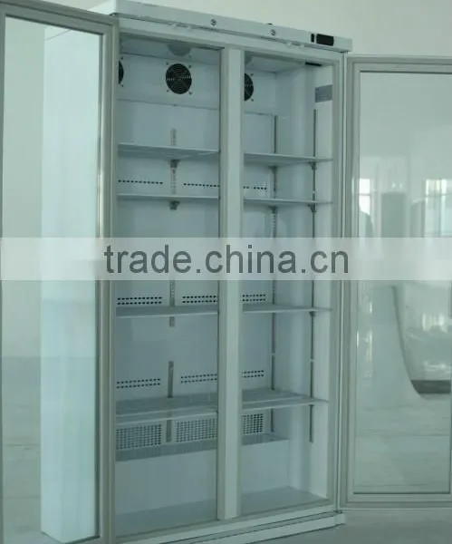 Glass Door Small Size Pharmacy Refrigerator 136L , Laboratory Refrigerator,medical Refrigerator for Medicine Storage photo-5