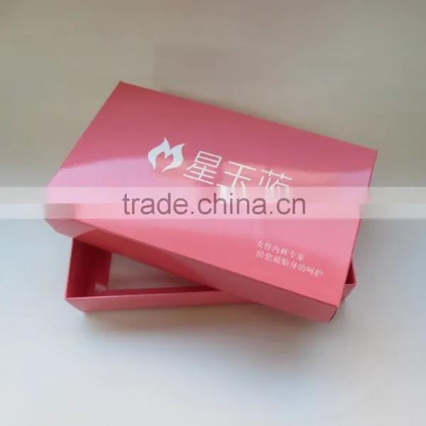 China Supplier Woman Briefs Paper Box With Logo ,box With Lid photo-2