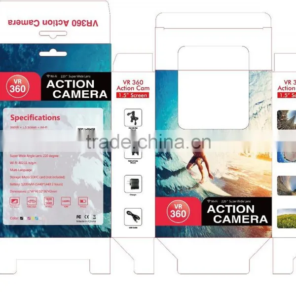 Panoramic Sport DV Action Camera Ultra HD 4K 1.5 Inch LCD IMX179 Support TF Card Storage Max 64GB photo-6
