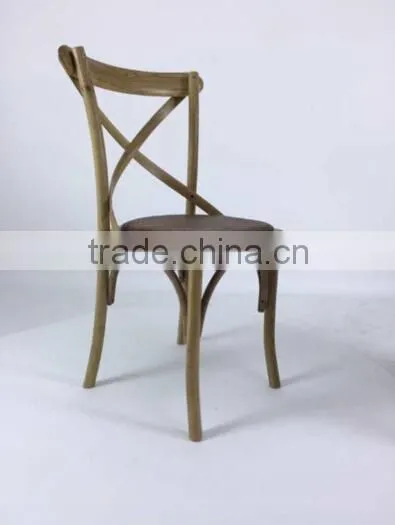 Wooden Cross Back Rental Chair photo-3