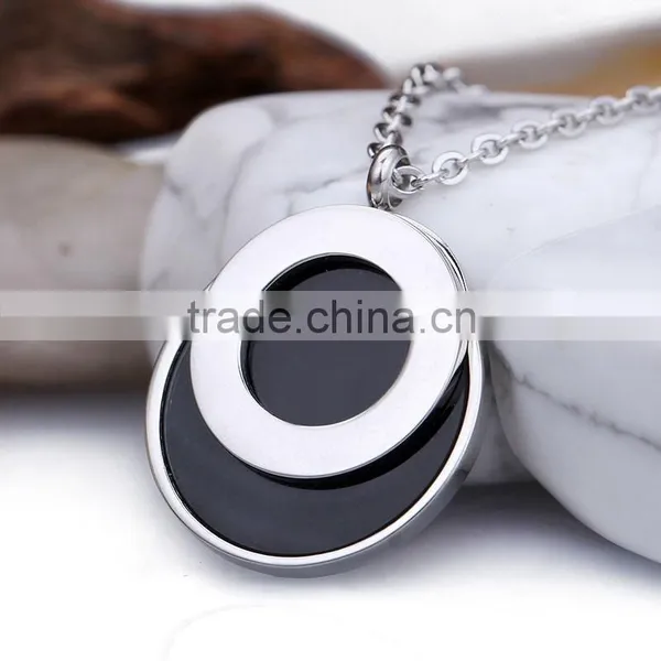 Stainless Steel Enamel Semi Pendant Jewelry photo-4